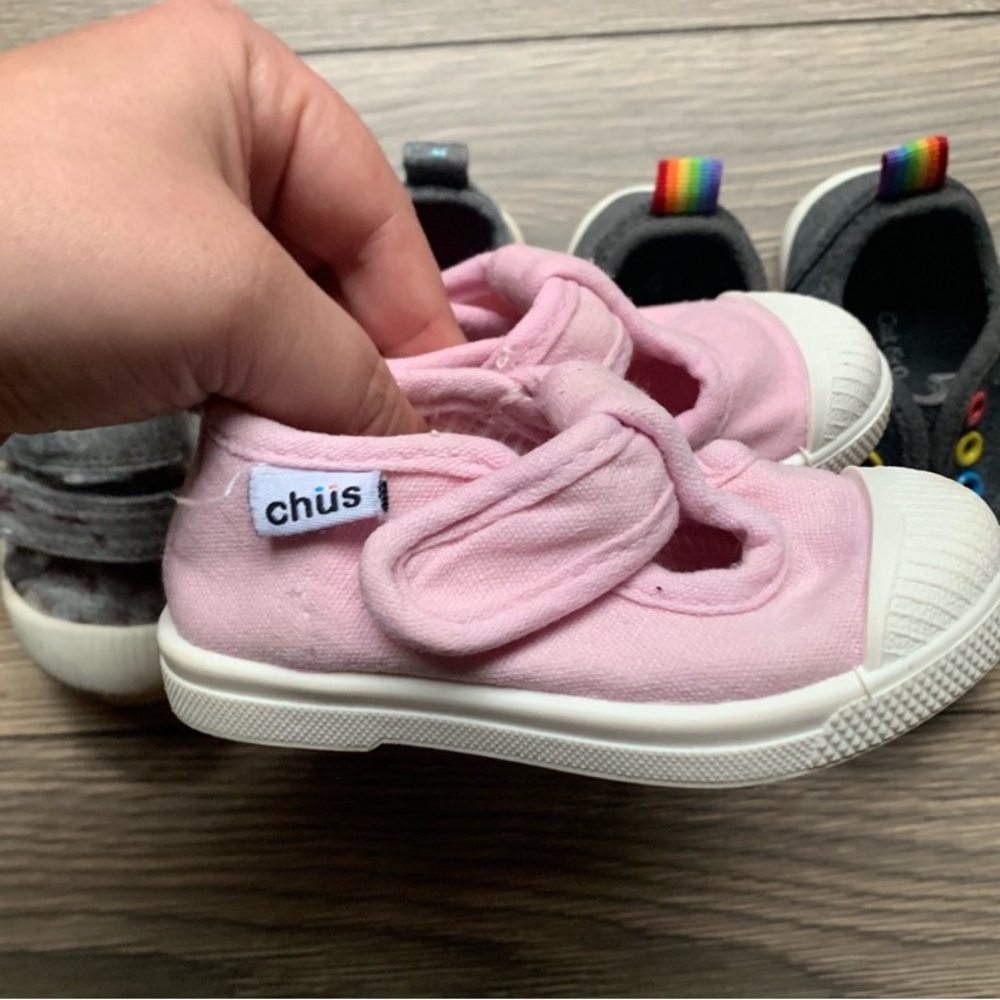 Chus infant pink shoes